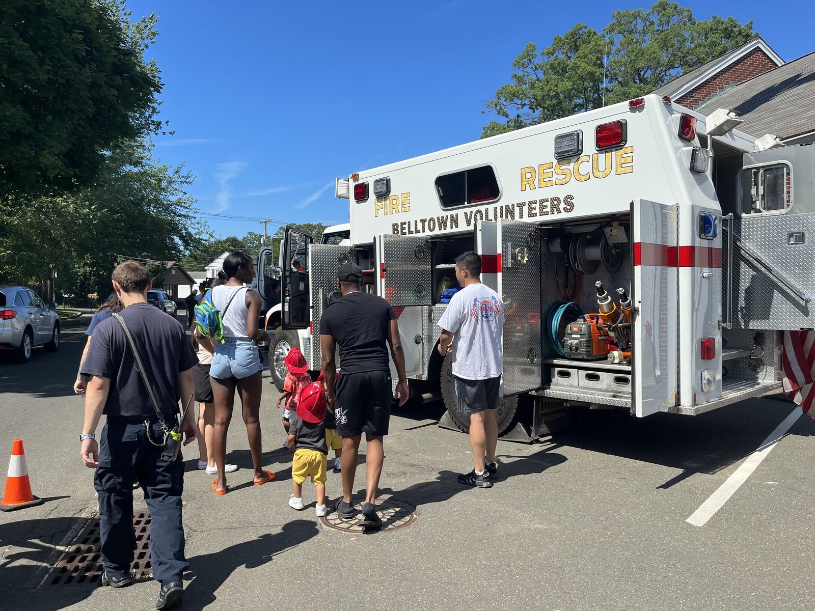 Rescue 44 at a community event